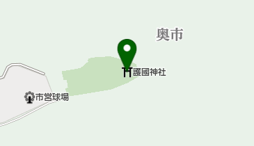 岡山県護国神社の地図画像