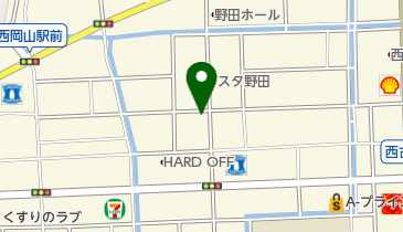 有限会社岡調の地図画像