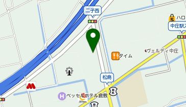 ビッグアメリカンショップ 中庄店の地図画像