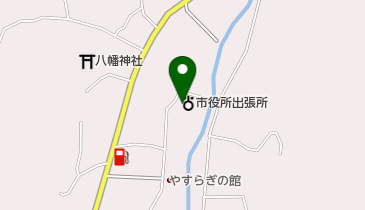 津山市 阿波公民館の地図画像
