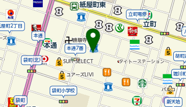 シャアンス 買取センターの地図画像