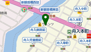 ふないり鍼灸整骨院の地図画像