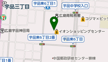 アミティーイングリッシュスクール広島宇品校の地図画像