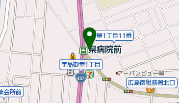 空手道極真館広島県支部の地図画像