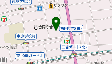 広島家庭裁判所福山支部 家事受付係の地図画像