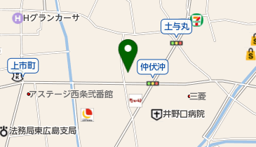 有限会社西条仏壇の地図画像