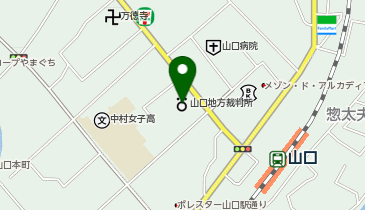 山口検察審査会の地図画像