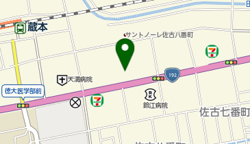 カルチャーセンター徳島の地図画像