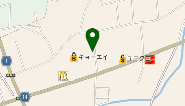 1000円カットのシルク藍住店の地図画像