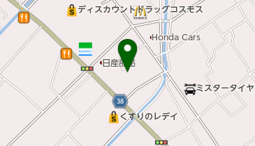 徳道自動車の地図画像