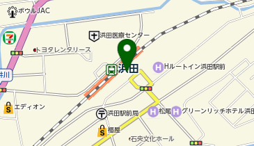 浜田市観光協会(一般社団法人)の地図画像