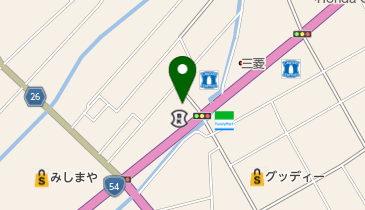 雲南ガラス建材有限会社の地図画像