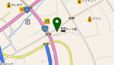 メガネの21雲南店の地図画像