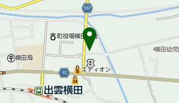 横田モータースの地図画像