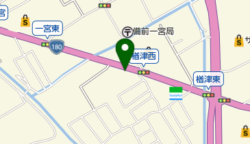 白十字 一宮店の地図画像