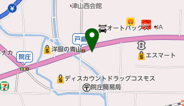 有限会社岸佛光堂津山店の地図画像