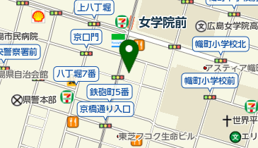 プロマート八丁堀店青果部の地図画像