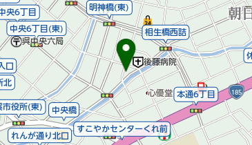 美容室ハーブ呉店の地図画像