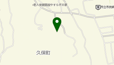障害者生活支援センターあおぎりの地図画像