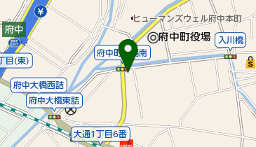 オール薬局府中店の地図画像