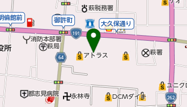 有限会社アテムの地図画像