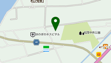 松茂町役場 松茂町総合体育館の地図画像