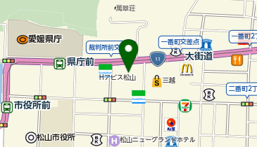マリメッコ松山の地図画像