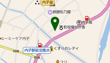 内子町商工会の地図画像