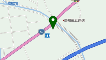 カワサキ高知代理店キッズの地図画像