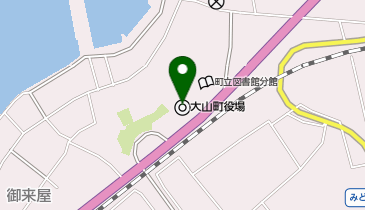 大山町名和土地改良区の地図画像