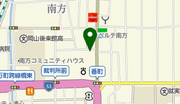 岡山弁護士会法律相談センターの地図画像