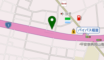 チョコレ岡山東の地図画像