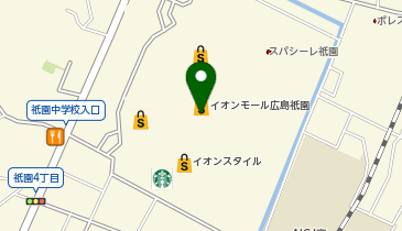イオンモール広島祇園の地図画像