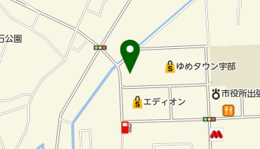 ラ・パックス宇部ゆめタウン店の地図画像