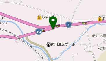 池沢農機商会佐川支店の地図画像