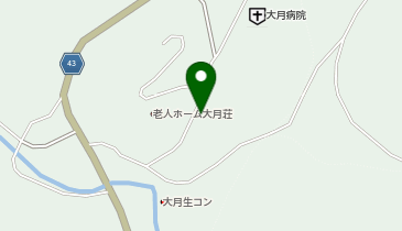 大月町社会福祉協議会グループホーム月のなごみの地図画像