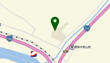 高梁市役所 津川学童保育の地図画像