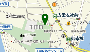 広島市医師会千田町夜間急病センター・内科・眼科の地図画像