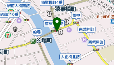 オーロラカメラの地図画像