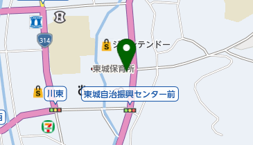 なかよしメガネの地図画像