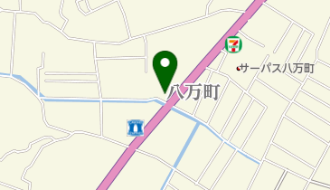 竹とんぼ美容室 八万店の地図画像