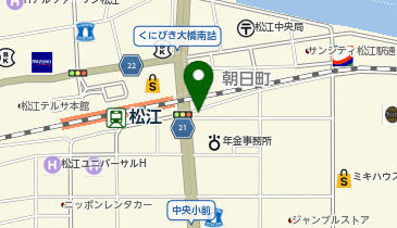 RINRIN松江店の地図画像