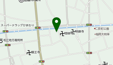 米子美容院の地図画像