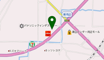 メガネ本舗津山インター店の地図画像