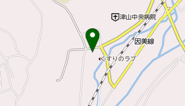 津山薬局 中央病院前店の地図画像