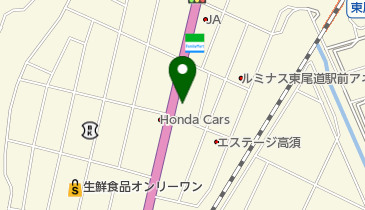 かおりの花屋さんの地図画像