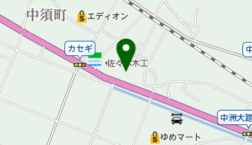 三菱自動車特約店の地図画像