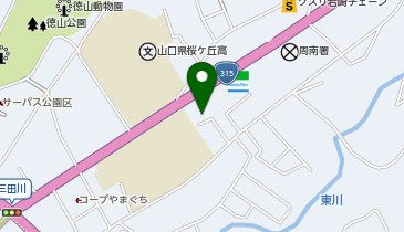 周南市 岐山市民センターの地図画像