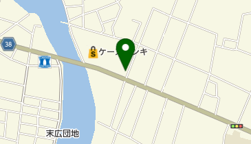 床屋さん岡田の地図画像