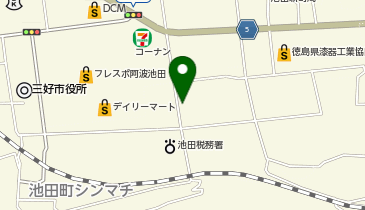 三好市役所 環境福祉部 子育て支援課の地図画像